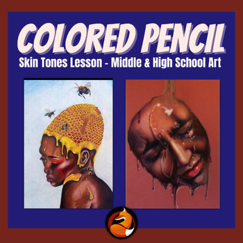 Drawing Skin Tones Colored Pencil Portraits Middle School Art High School  Art