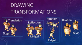 Preview of Drawing Transformations: Video with Notes -Distance Learning