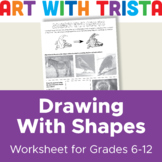 Drawing With Shapes Art Worksheet