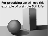 Drawing a Simple Still Life (step by step) *PowerPoint 