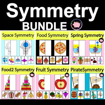 Preview of Drawing activities,Symmetry Mathematics Art Bundle.Made by Miss pig
