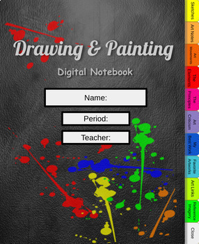 Preview of Drawing and Painting Digital Sketchbook/Workbook
