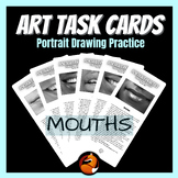 Art Task Cards Drawing and Shading Portrait Drawing the Mo