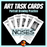 Art Task Cards Drawing and Shading Portrait Drawing the No