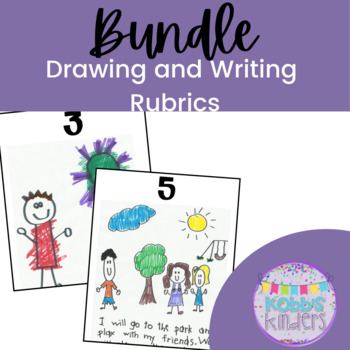 Preview of Drawing and Writing Rubrics for Young Writers