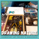 Drawing from Nature! Mini-Lesson - Watercolor Project (Sci