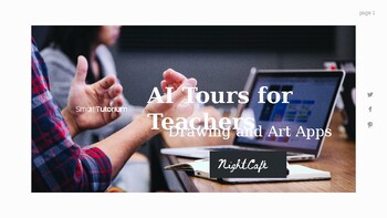 Preview of Drawing with AI:  Using AI Night Cafe in you Classroom - A Teacher Tour