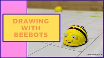 Preview of Drawing with Beebots Task Cards
