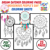 Dream Catcher Coloring Pages  - Indigenous People's Day co