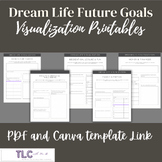 Dream Life-Future Goals Visualization Worksheets