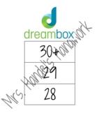 Dreambox Lesson Chart *EDITABLE*