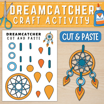Preview of Dreamcatcher Craft | Native American Day Craft Activity | Thanksgiving