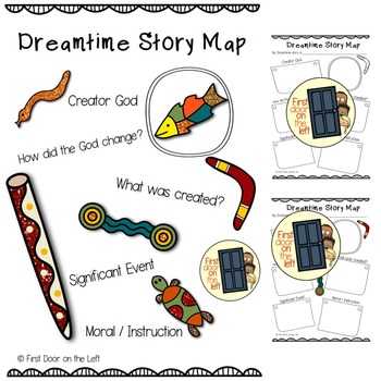 Preview of Dreamtime Story Map-Planning