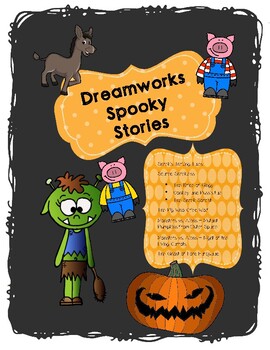 Preview of Dreamworks Spooky Stories Movie Questions ONLY
