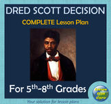 Dred Scott Decision COMPLETE Lesson Plan for 5th-8th Grade