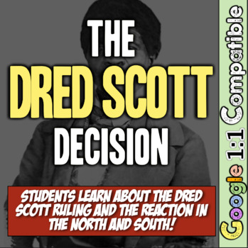 Preview of Dred Scott Decision Student Reading | Primary Source Analysis