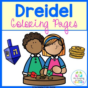 Preview of Dreidel Coloring Page DOLLAR DEAL!