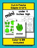 Dreidel - Cut & Paste Craft - Mini Craftivity for Pre-K & 