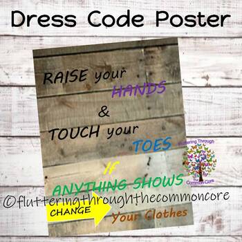 Preview of Dress Code Poster