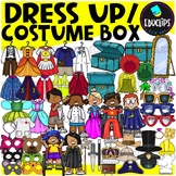Dress Up/Costume Box Clip Art Set {Educlips Clipart}