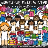 Dress-Up Kids: Winter Clipart {winter clothes clipart}