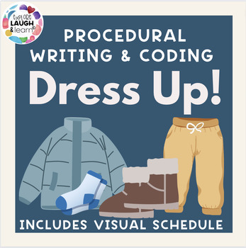 Preview of Dress Up! Procedural Writing and Coding Activity