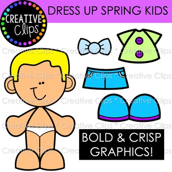 kids dress clip art