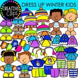 Dress Up Winter Kids {Winter Clipart}