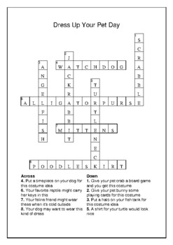 dress up crossword clue