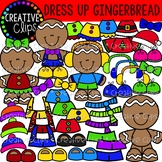 Dress Up a Gingerbread Man: Christmas Clipart {Creative Cl