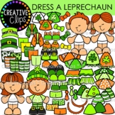 Dress a Leprechaun Clipart (St. Patrick's Day Clipart)