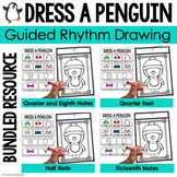 Dress a Penguin Guided Rhythm Drawing Bundle