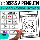 Dress a Penguin Guided Rhythm Drawing Rest