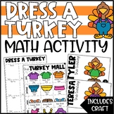 Thanksgiving Addition Activity & Turkey Math Craft