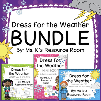 Preview of Dress for the Weather BUNDLE
