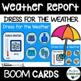 Dress for the Weather Digital Task Cards, BOOM Cards