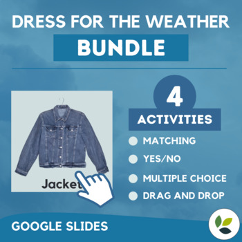 Preview of Dress for the Weather - Google Slides Bundle