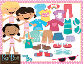 Dress for the Weather Kids and Clothes, Clip Art and Printables