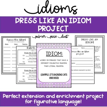 Preview of Dress like an idiom project