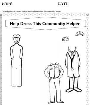 Preview of Dress the Community Helper