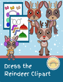 Dress the Reindeer Clipart