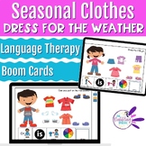 Dressed for the Weather BOOM Cards™ Vocabulary Activity - 