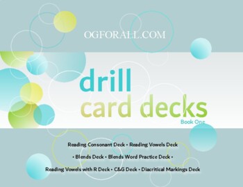 Preview of Drill Cards (PDF Format) Orton Gillingham Based
