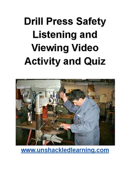 Preview of Drill Press Safety Quiz
