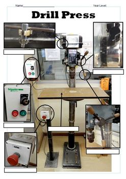 Preview of Drill Press Worksheet
