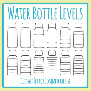 Water Bottle Clipart Set, Commercial Use, Instant Download, Digital  Clipart, Clip Art, Planner Clip Art, School Clip Art MP244 (Instant  Download) 