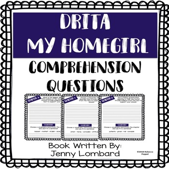 Preview of Drita My Homegirl - Comprehension Questions