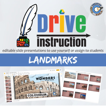 Preview of Distance Learning - Landmarks - ALL OF THEM - 20+ Places + Free Downloads