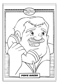 Speed Racer coloring page (004) @