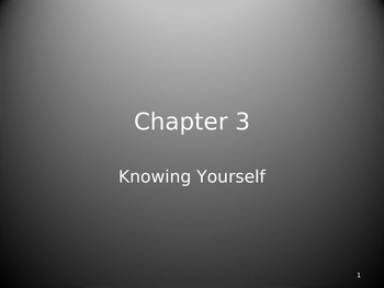 Preview of Driver Education PowerPoint **Knowing Yourself**